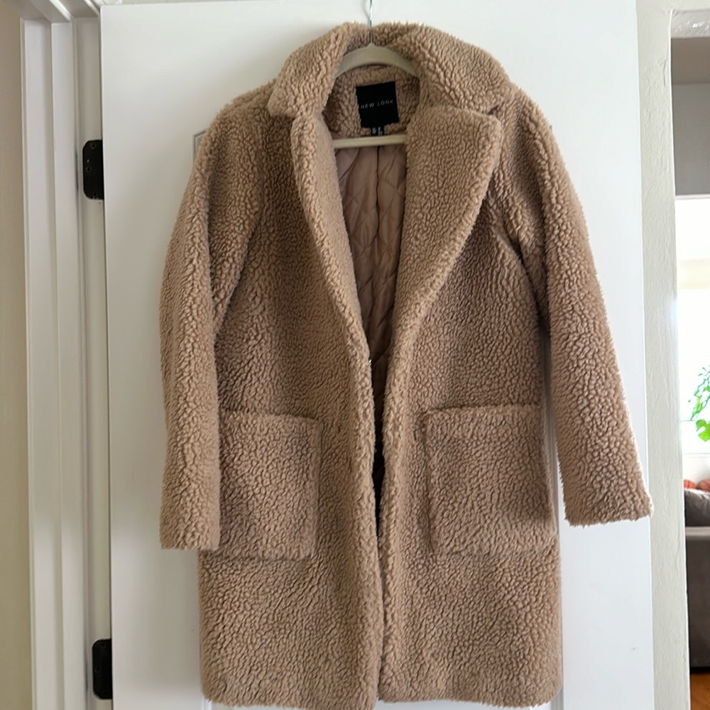 Teddy coat. New Look. Size small